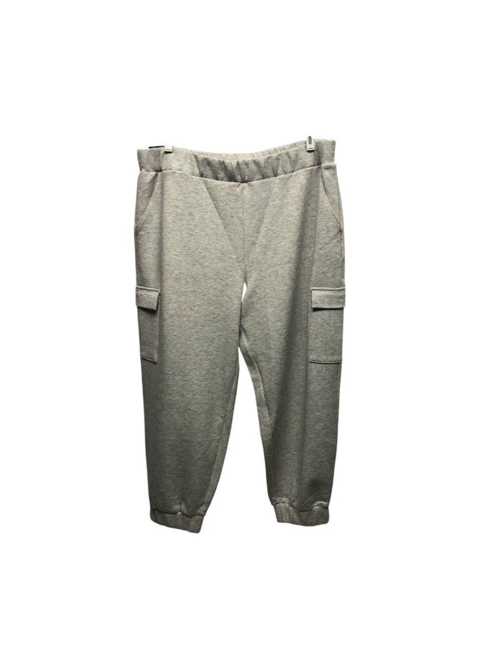 Express Gray Cargo Jogger Pants Unisex Size XXL Elastic Waistband Pockets NEW